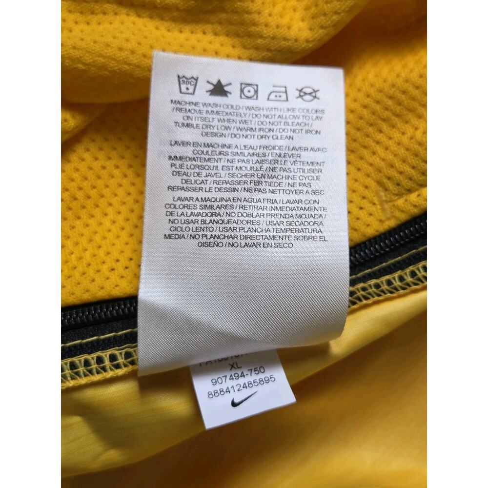 NFL Men's Pittsburgh Steelers Nike Gold Sideline Lockdown Quarter-Zip Jacket XL - Picture 9 of 11